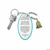 Prayer Bead Keychains with Card - 12 Pc.
