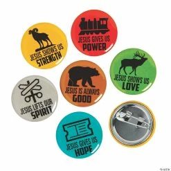 Railroad VBS Mini Buttons