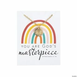 Rainbow Necklaces with Card for 12