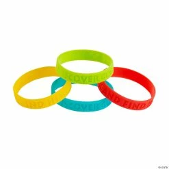 Religious Dig Silicone Bracelets - 24 Pc.
