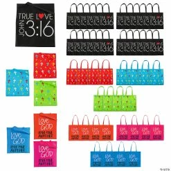 Religious Kid’s Tote Bag Assortment - 48 Pc.
