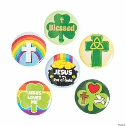 Religious St. Patrick’s Day Mini Buttons