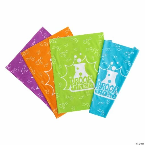 Science VBS Tube Bandanas - Makes 12 -Religious Apparel Sales Shop science vbs tube bandanas makes 1213971660