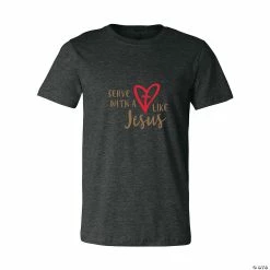 Serve With a Heart Like Jesus Adult’s T-Shirt