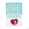 Trust In the Lord with All Your Heart Pins with Card - 36 Pc.
