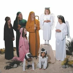 Women’s Pink Nativity Robe & Headpiece -Religious Apparel Sales Shop women s pink nativity robe and headpiece4 4657 a02