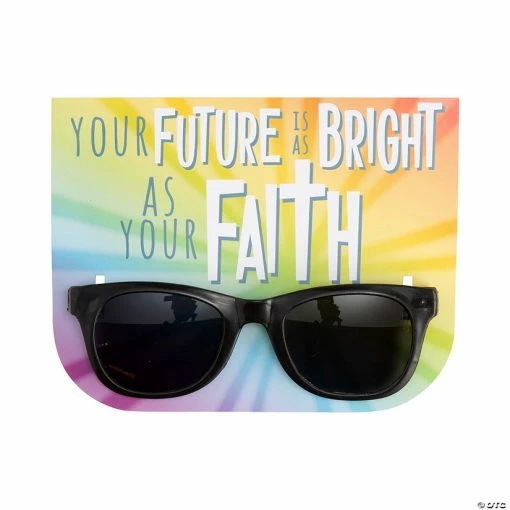Your Future’s as Bright as Your Faith Sunglasses with Card- 12 Pc. -Religious Apparel Sales Shop your future s as bright as your faith sunglasses with card 12 pc 13968934